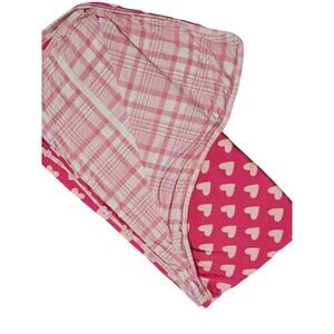 Little Bum Bums & roses Bamboo Blanket Knit Pink Hearts Plaid cloud patoo